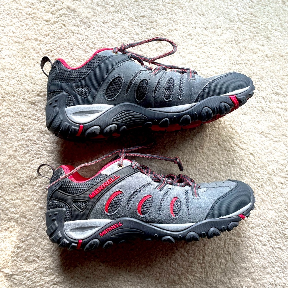 Merrell Grey Air Cushion Hiking Sneakers US Size 8